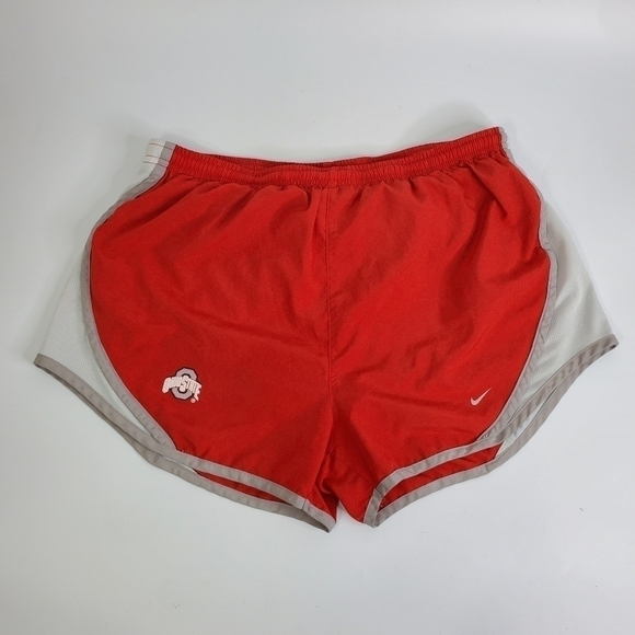Ohio State Red Nike Dri-Fit Team Womens Large 12-14 Running Shorts - Picture 9 of 10